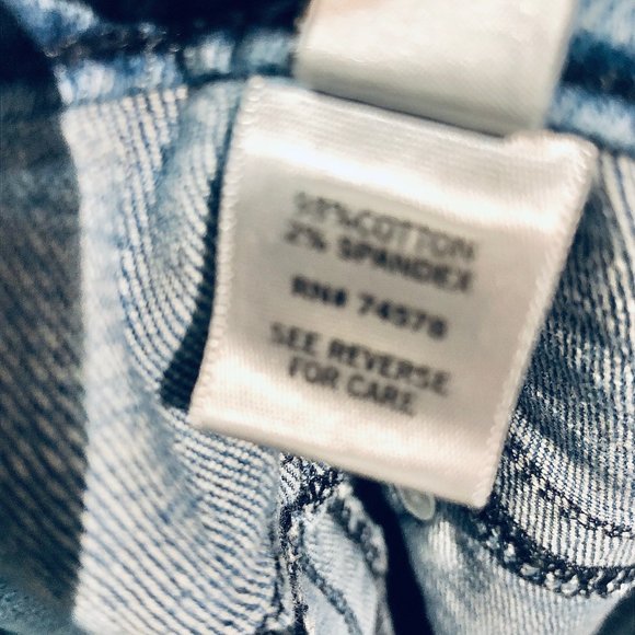 Cache Skinny Leg Leopard Pocket Blue Jeans - Picture 6 of 8